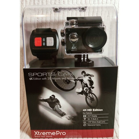4k WiFi  Sports Action Camera (4k Edition) with Wireless Remote - Picture 1 of 16